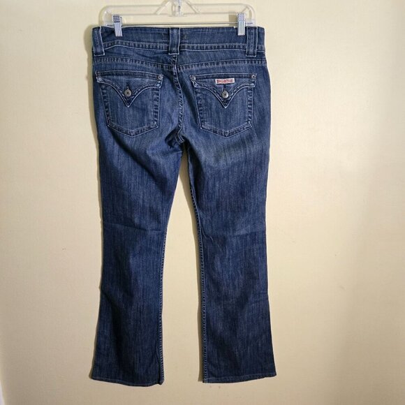 HUDSON Beth Mid Rise Baby Bootcut Jeans Color Gus Size 30 - Picture 3 of 11